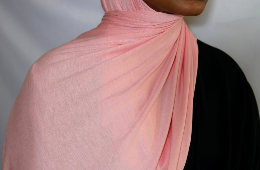 Light Pink Jersey Hijab