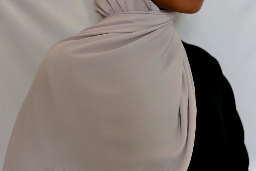 Ivory Premium Crepe Hijab